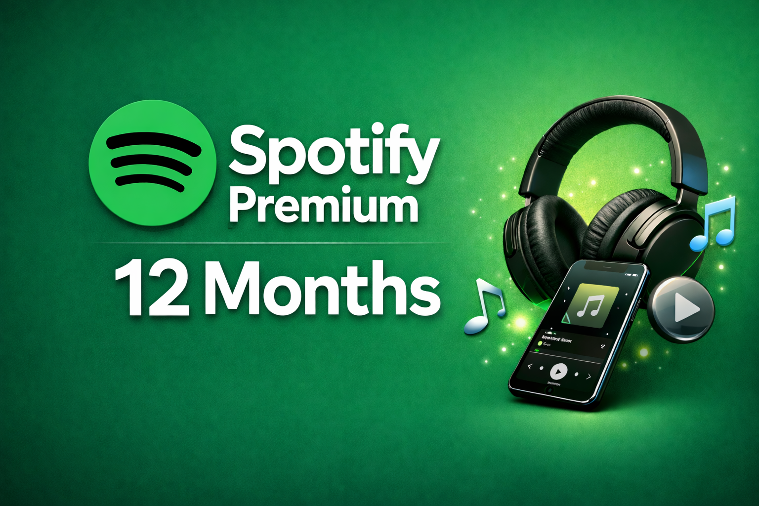 Spotify Premium Account – 12 Months Access