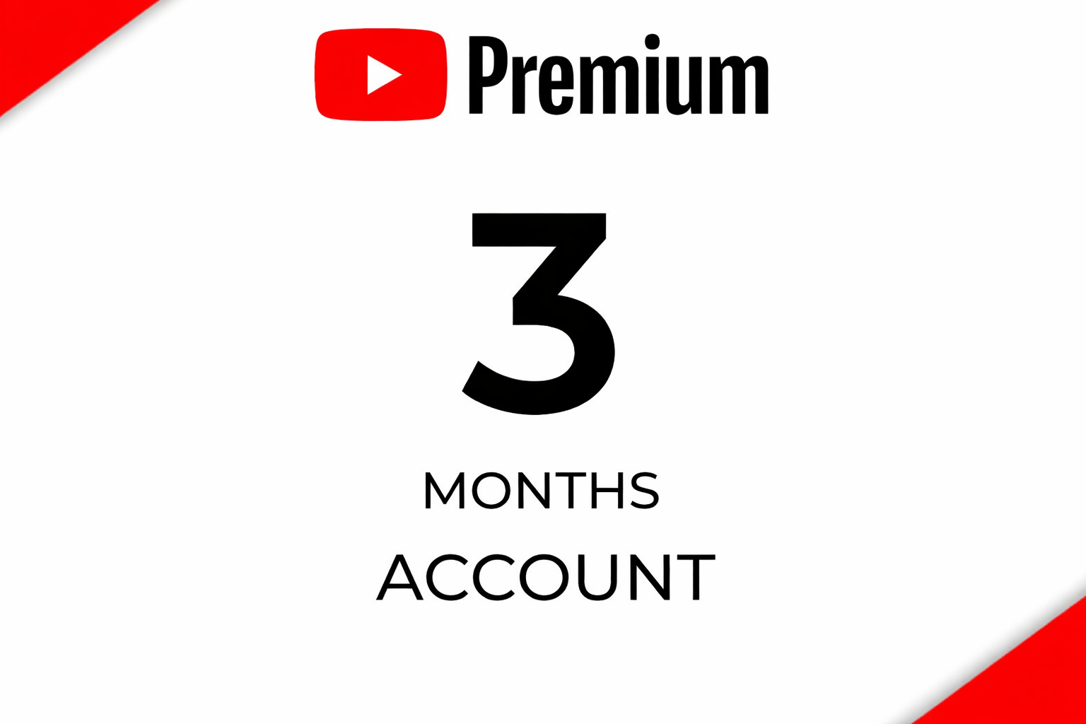 Youtube Premium Account – 3 Months Access