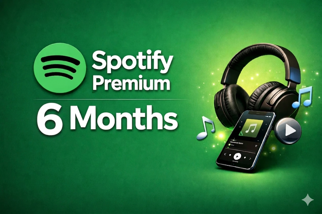 Spotify Premium Subscription – 6 Months Access